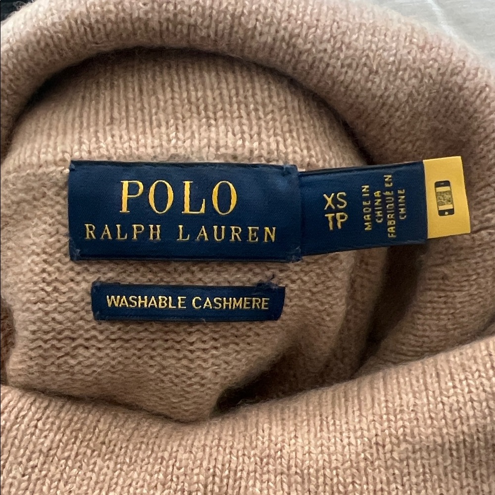 Polo Ralph Lauren Cashmere Sweater Carmel - Picture 3 of 4